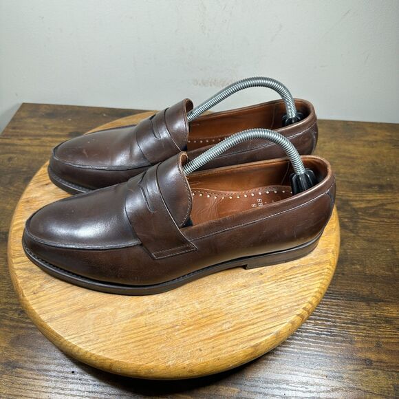 Brooks Brothers Penny Loafer Oxford Brown Dress Shoe Men\'s Size 9 main image 6